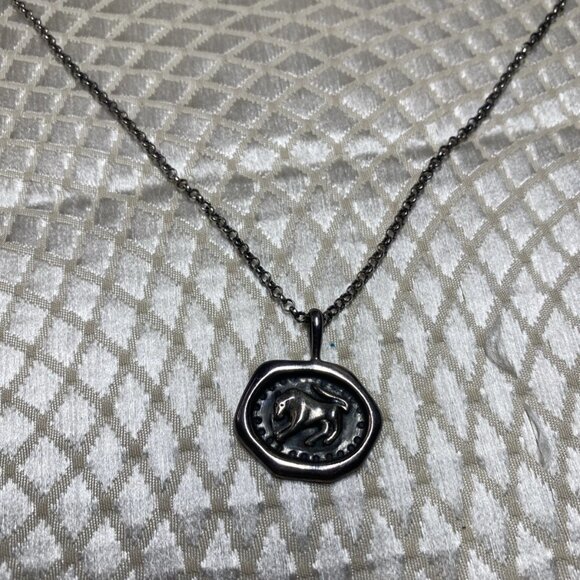 Stella & Dot Sterling Silver Horse Pendant Necklace, 21.5” Chain - Picture 8 of 11